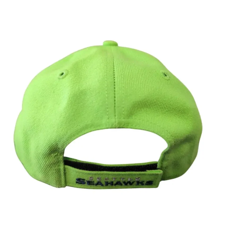 Seattle Seahawks 47 Brand Neon Green Adjustable Hat NFL Cap
